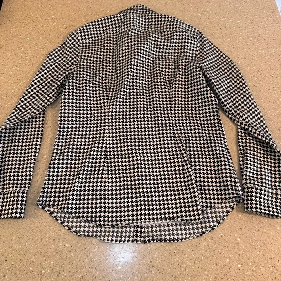 Lauren Ralph Lauren Black and White Button Down Shirt medium - Picture 8 of 8